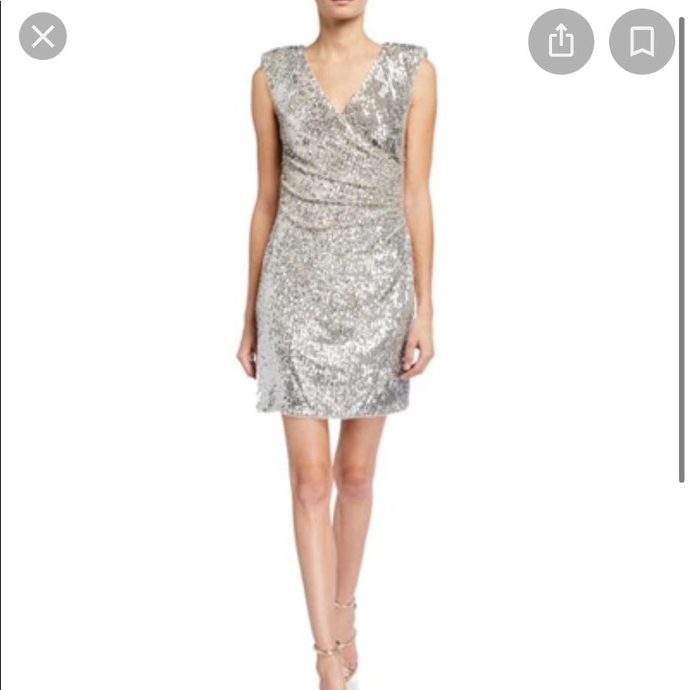 Aidan Mattox sequin cocktail dress; size 12